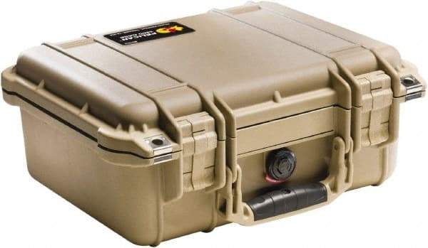 Pelican Products, Inc. - 11-5/8" Wide x 6" High, Clamshell Hard Case - Tan, Polyethylene - Benchmark Tooling