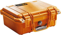 Pelican Products, Inc. - 11-5/8" Wide x 6" High, Clamshell Hard Case - Orange, Polyethylene - Benchmark Tooling