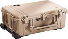 Pelican Products, Inc. - 20-15/32" Wide x 12-29/64" High, Clamshell Hard Case - Tan, Polyethylene - Benchmark Tooling