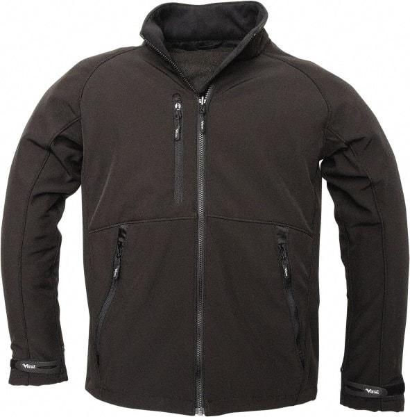 Viking - Size M Cold Weather Jacket - Black, Polyester, Zipper Closure, 40" Chest - Benchmark Tooling