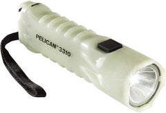 Pelican Products, Inc. - White LED Bulb, 376 Lumens, Industrial/Tactical Flashlight - Yellow Plastic Body, 3 AA Alkaline Batteries Included - Benchmark Tooling