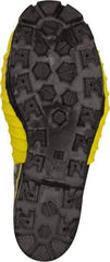 Viking - Men's Size 7 Medium Width Steel Work Boot - Black, Yellow, Rubber Upper, Nitrile Rubber Outsole, 14" High, Non-Slip, Chemical Resistant, Waterproof, Electric Shock Resistant - Benchmark Tooling