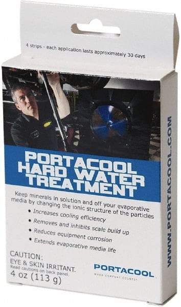 PortaCool - 4 x30 Day, Evaporative Cooler Mineral Treatment - 5-1/2" Long x 3/4" Wide x 3-3/4" High, For Use with All Portacool Units - Benchmark Tooling