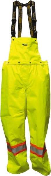 Viking - Size M, High Visibility Lime, Rain, Cold Weather Bib Overall - No Pockets - Benchmark Tooling