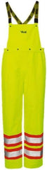 Viking - Size S, High Visibility Yellow, Rain, Wind Resistant Bib Overall - No Pockets - Benchmark Tooling