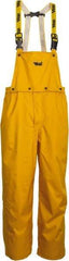 Viking - Size 3XL, Yellow, Rain, Wind Resistant Bib Overall - No Pockets - Benchmark Tooling
