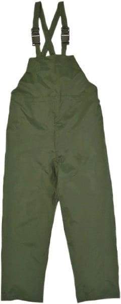 Viking - Size 2XL, Green, Rain, Wind Resistant Bib Overall - No Pockets - Benchmark Tooling