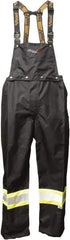 Viking - Size 2XL, Black, Green, Silver, Rain, Flame Resistant/Retardant, Wind Resistant Bib Overall - No Pockets - Benchmark Tooling