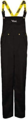 Viking - Size 4XL, Black, Rain, Wind Resistant Bib Overall - No Pockets - Benchmark Tooling