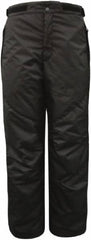 Viking - Size 2XL, Black, Rain, Wind Resistant, Cold Weather Pants - 2 Pockets - Benchmark Tooling