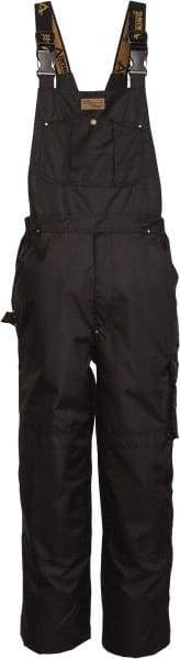 Viking - Size 2XL, Black, Rain, Wind Resistant Bib Overall - No Pockets - Benchmark Tooling