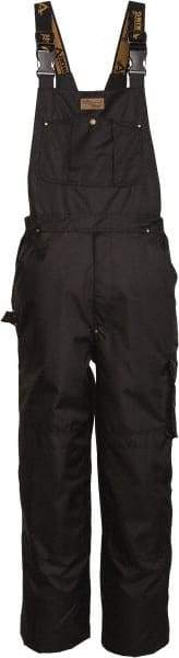 Viking - Size 3XL, Black, Rain, Wind Resistant Bib Overall - No Pockets - Benchmark Tooling