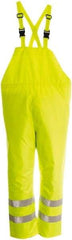 Viking - Size M, High Visibility Lime, Rain, Wind Resistant Bib Overall - No Pockets - Benchmark Tooling