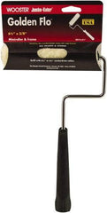 Wooster Brush - 11" Long, 3/8" Nap, Mini Knit - 6-1/2" Wide, Steel Frame, Includes Roller Cover & Frame - Benchmark Tooling