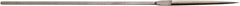 Value Collection - 5-1/2" Needle Precision Swiss Pattern Half Round File - 5/32" Width Diam, Die Sinker's Handle - Benchmark Tooling
