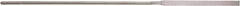 Value Collection - 5-1/2" Needle Precision Swiss Pattern Regular Pillar File - 9/64" Width Diam, Die Sinker's Handle - Benchmark Tooling