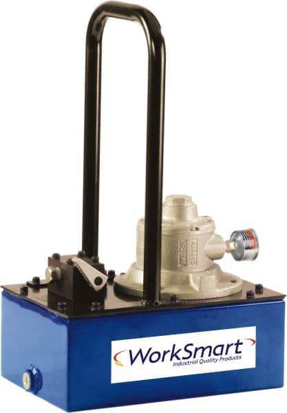 Value Collection - 10,000 psi Air-Hydraulic Pump & Jack - 1 Gal Oil Capacity, Dump Valve, Use with Single Acting Cylinders, Advance & Retract - Benchmark Tooling