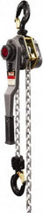 Jet - 6,000 Lb Lifting Capacity, 5' Lift Height, Lever with Overload Protection Hoist - Made from Chain - Benchmark Tooling