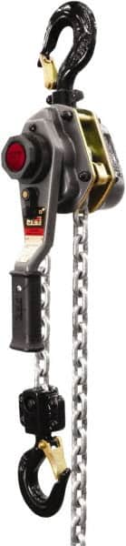Jet - 5,000 Lb Lifting Capacity, 20' Lift Height, Lever with Overload Protection Hoist - Made from Chain - Benchmark Tooling