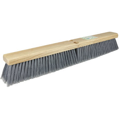 24″ Green Works Sweep, Fine Grey Fill with Rubberwood Block - Benchmark Tooling