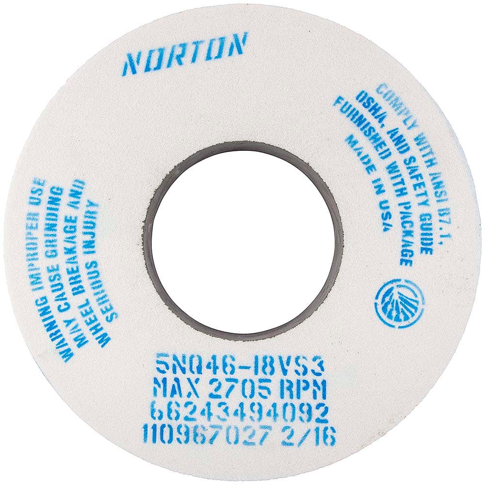 Norton - Tool & Cutter Grinding Wheels Wheel Type: Type 1 Wheel Diameter (Inch): 12 - Benchmark Tooling