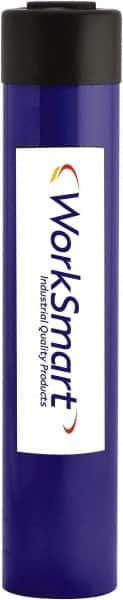 Value Collection - 25 Ton, 12.2" Stroke, 62.83 Cu In Oil Capacity, Portable Hydraulic Single Acting Cylinder - 5.15 Sq In Effective Area, 16.77" Lowered Ht., 28.97" Max Ht., 2.56" Cyl Bore Diam, 2.24" Plunger Rod Diam, 10,000 Max psi - Benchmark Tooling