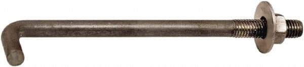 Value Collection - 3/4-10, 15" OAL Bent Anchor Bolt - Grade 2 Steel - Benchmark Tooling