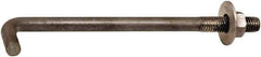 Value Collection - 3/4-10, 15" OAL Bent Anchor Bolt - Grade 2 Steel - Benchmark Tooling