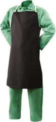 Steiner - 24 x 36" Flame Resistant/Retardant Bib Apron - Cotton, 9 oz Material, Black, Strap Closure - Benchmark Tooling