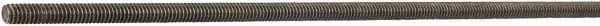 Made in USA - 1/4-20 UNC (Coarse), 12' Long, Medium Carbon Steel General Purpose Threaded Rod - Uncoated, Right Hand Thread - Benchmark Tooling