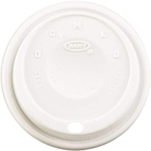 DART - Cappuccino Dome Sipper Lids, Fits 12-24 oz Cups, 1000/Carton - White - Benchmark Tooling