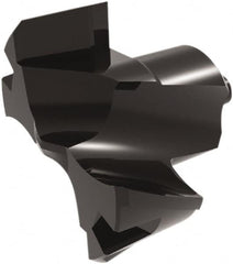 Kennametal - Series KenTIP, 14.5mm Diam Grade KCPM45 150° Replaceable Drill Tip - Carbide, TiAlN Finish, S Seat Size - Benchmark Tooling