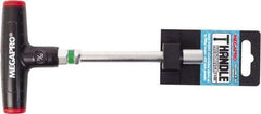 Megapro - 11/32" Hollow Shaft Nutdriver - T-Handle Handle, 7" OAL - Benchmark Tooling