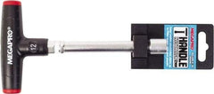 Megapro - 12mm Hollow Shaft Nutdriver - T-Handle Handle, 175mm OAL - Benchmark Tooling