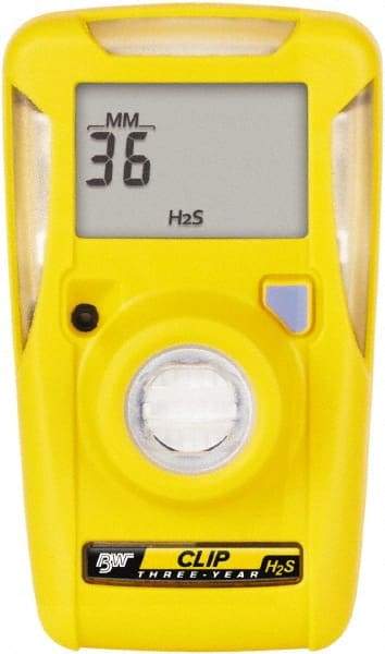 BW Technologies by Honeywell - Visual, Vibration & Audible Alarm, LCD Display, Single Gas Detector - Monitors Oxygen, -40 to 50°C Working Temp - Benchmark Tooling