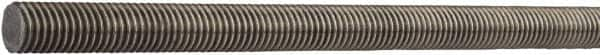 Value Collection - 1-1/2-12 UNF (Fine), 6' Long, Alloy Steel General Purpose Threaded Rod - Uncoated, Right Hand Thread - Benchmark Tooling