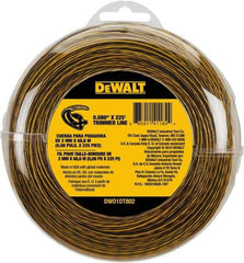 DeWALT - 0.08" Diam, 225' Long String Trimmer Replacment Line - For DCST920B, DCST920P1, DCST970X1, DCST990B, DCST990H1, DCST990M1 - Benchmark Tooling