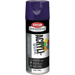 Krylon - Purple, 12 oz Net Fill, Gloss, Aerosol Spray Paint - 15 to 20 Sq Ft per Can, 16 oz Container - Benchmark Tooling