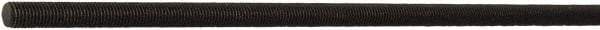 Value Collection - 1/4-20 UNC (Coarse), 3' Long, Stainless Steel General Purpose Threaded Rod - Black Oxide Finish, Right Hand Thread - Benchmark Tooling