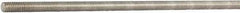 Made in USA - #4-40 UNC (Coarse), 3' Long, Aluminum General Purpose Threaded Rod - Uncoated, Right Hand Thread - Benchmark Tooling