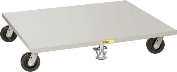 Little Giant - 3,600 Lb Capacity Steel Pallet Dolly - 48" Long x 48" Wide, 6" Phenolic Wheels - Benchmark Tooling