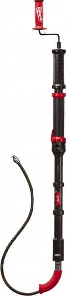 Milwaukee Tool - 1/2" Cable Diam, Bulb Auger, Closet & Drain Auger - Bulb Cable Head Style - Benchmark Tooling