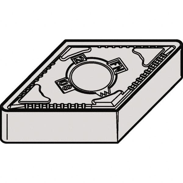 Kennametal - DNMG432 FN Grade KCPK05 Carbide Turning Insert - Al2O3 Finish, 55° Diamond, 1/2" Inscr Circle, 3/16" Thick, 1/32" Corner Radius - Benchmark Tooling