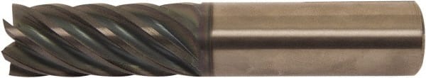 Accupro - 1/4" Diam 7 Flute Solid Carbide 0.02" Corner Radius End Mill - Benchmark Tooling