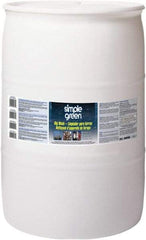 Simple Green - 55 Gal Drum Cleaner/Degreaser - Liquid, Alkaline, Unscented - Benchmark Tooling