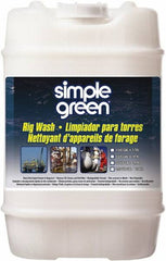 Simple Green - 5 Gal Bucket Cleaner/Degreaser - Liquid, Alkaline, Unscented - Benchmark Tooling