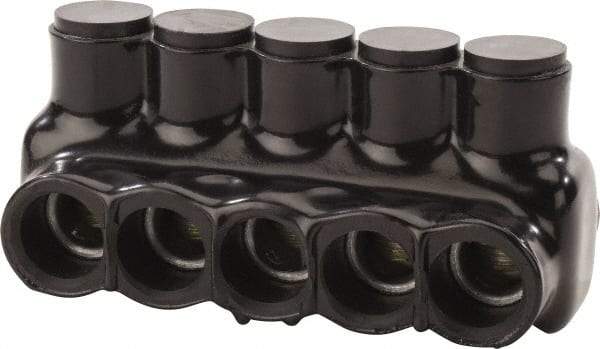 POLARIS nsi - 6 AWG, Class B & C Wire Compatible, Aluminum, Hex Split Bolt Connector - 4.66" OAL, 2.28" Base Width - Benchmark Tooling