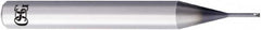 OSG - 1mm, 4 Flute, Single End, Solid Carbide, 0.1mm Corner Radius End Mill - 50mm OAL, 30° Helix, Right Hand Flute, 0.4mm LOC, Right Hand Cut, 6mm Extended Reach - Benchmark Tooling