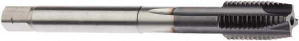 Seco - M24x1.50 Metric, 4 Flute, AlTiN Finish, Powdered Metal Spiral Point Tap - Plug Chamfer, Right Hand Thread, 5.5118" OAL, 1.1024" Thread Length, 18mm Shank Diam, 6HX Class of Fit - Exact Industrial Supply