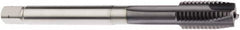 Seco - M24x3.00 Metric 4 Flute 6HX Modified Bottoming Spiral Flute Tap - Powdered Metal, AlTiN Finish, 160mm OAL, Right Hand Flute, Right Hand Thread, H6 - Benchmark Tooling
